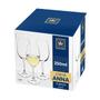 Imagem de Jg 6 Taças Anna Bohemia Cristal Titanium Vinho Branco 350ml