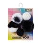 Imagem de Jibbitz bola pompom black e preto pack 5  unico