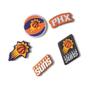 Imagem de Jibbitz nba phoenix suns pack 5 unico