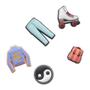 Imagem de Jibbitz patins pack com 5 unidades único unico