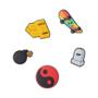 Imagem de Jibbitz sk8r boy pack com 5 unico