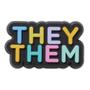 Imagem de Jibbitz they them pronome unico