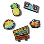 Imagem de Jibbitz tropical techno dj pack com 5 peças unico