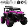 Imagem de Jipe elétrico infantil 12v utv rosa com controle remoto zippy toys