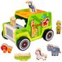 Imagem de Jipe Safari De Madeira Animais Tooky Toy