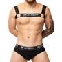 Imagem de Jockstrap Slip + Harness Masculino Preto - Tamanho G