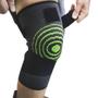 Imagem de Joelheira 3D Elastica bandagem Compressão Exercício Joelhos Estabilidade Academia Apoio Suporte Articulação Fitness