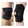 Imagem de joelheira aberta-patela estabilizador suporte de joelho ajustável antiderrapante para esporte ao ar livre artrite alívi