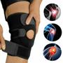 Imagem de Joelheira Com Reforço Patelar Hidrolight Neoprene Curta Preta Juelheira Reforçada Ortopédica Juelheirra Compressão Tenso