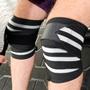 Imagem de Joelheira Elastica Conforto Estabilidade e Proteção para Treinos Funcional Academia Musculação
