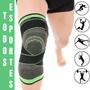 Imagem de Joelheira Musculação Compressão Fitness Academia Corridabike Proteção Ajustável