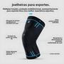Imagem de Joelheiras Com Suporte De Mola Para Fitness, Basquete, Vôlei, Corrida, Esportes, Vários Cenários