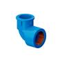 Imagem de Joelho Azul 90 Com Bucha de Latão 25mmX 1/2" Tigre