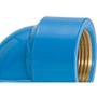 Imagem de Joelho Azul Com Bucha Latao Amanco 20Mm X 1/2''