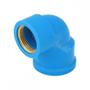 Imagem de Joelho Azul Com Bucha Latao Krona 25Mm X 3/4'' . / Kit C/ 20 Peças