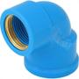 Imagem de Joelho Azul Com Bucha Latao Krona 32Mm X 3/4'' - Kit C/10 Pecas