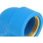 Imagem de Joelho Azul Com Bucha Latao Krona 32Mm X 3/4'' - Kit C/10 Pecas