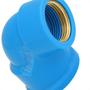 Imagem de Joelho Azul Com Bucha Latao Krona 32Mm X 3/4'' - Kit C/10 Pecas