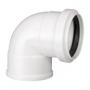 Imagem de Joelho Branco Krona 40Mm X 40Mm Com Anel . / Kit C/ 25 Peças