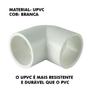 Imagem de Joelho cotovelo 90 soldável 1" upvc branco 32mm