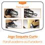 Imagem de Jogo 10 Bits Soquete Chave Canhão Sextavado Cachimbo para Parafusadeira e Furadeira 4 5 6 7 8 9 10 11 12 e 13 mm