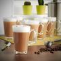 Imagem de Jogo 10 Canecas Café Cappuccino Expresso Alto Vidro 250ml