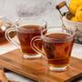 Imagem de Jogo 10 Canecas Xícara Café Cappuccino Expresso Vidro 250ml