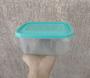 Imagem de Jogo 10 potes 1300ml retangular. Conjunto 10 potes BPA free. Kit 10 potes fitness.