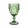Imagem de Jogo 10 Taças de Vidro Diamond Cor Verde para Água Vinho Lyor 300ml