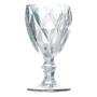 Imagem de Jogo 10 Taças de Vidro Diamond Diamante Transparente 300ml Água Class Home