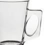 Imagem de Jogo 12 Canecas de Vidro Casual 185ml Café Chá