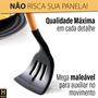 Imagem de Jogo 12 Colheres De Silicone Cabo De Madeira Utensílios Cozinha Linha Premium