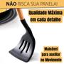 Imagem de Jogo 12 Peças Utensílios Cozinha Silicone Colher Espátula cabo bambu