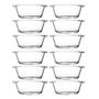 Imagem de Jogo 12 Petisqueiras Redonda Vidro Casual 100ml Class Home