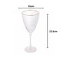 Imagem de Jogo 12 Taças de Vinho com Borda Dourada Lines Vidro Transparente 400ml Wolff