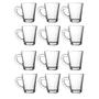 Imagem de Jogo 12 Xícaras Café Vidro Casual 70ml Class Home