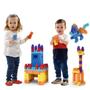 Imagem de Jogo 130 Peças blocos de montar Grande Brinquedos para Bebês Didatico Educativos