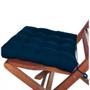 Imagem de Jogo 18 assentos para cadeira futton 40x40 azul-marinho