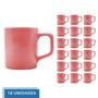Imagem de Jogo 18 Xícaras 80mL Café Expresso Rosa Mini Canecas Chá