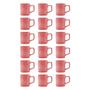 Imagem de Jogo 18 Xícaras 80mL Café Expresso Rosa Mini Canecas Chá