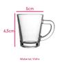 Imagem de Jogo 18 Xícaras Café Vidro Casual 70Ml Class Home