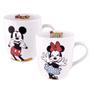 Imagem de Jogo 2 Canecas Cerâmica Mickey e Minnie Disney 330ml - Tuut