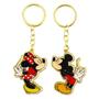 Imagem de Jogo 2 Chaveiros Mickey Minnie Namorado Beijando 5.5cm Disney