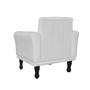 Imagem de Jogo 2 Poltronas Decorativas Para Sala de Espera Classic Corano Branco - LM DECOR