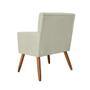 Imagem de Jogo 2 Poltronas Estofadas Para Quarto Closet Onix Suede Bege - LM DECOR