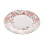 Imagem de Jogo 2 Pratos Raso de Porcelana Pink Garden Flores 27cm Lyor