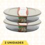 Imagem de  Jogo 2 Travessa Forma Oval 3L Ideal Forno Assados Cozidos