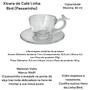 Imagem de Jogo 2 Xícaras e Pires Café 80ml Bird Passarinho Wolff Mesa