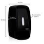 Imagem de Jogo 3 dispensers para sabão sabonete líquido álcool gel +2 porta papel interfolhado preto Premisse