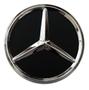 Imagem de Jogo 4 Calota calotinha Roda Mercedes AMG CLA CLK CLS Classe A B C G E GLA SLC Preto Brilhante